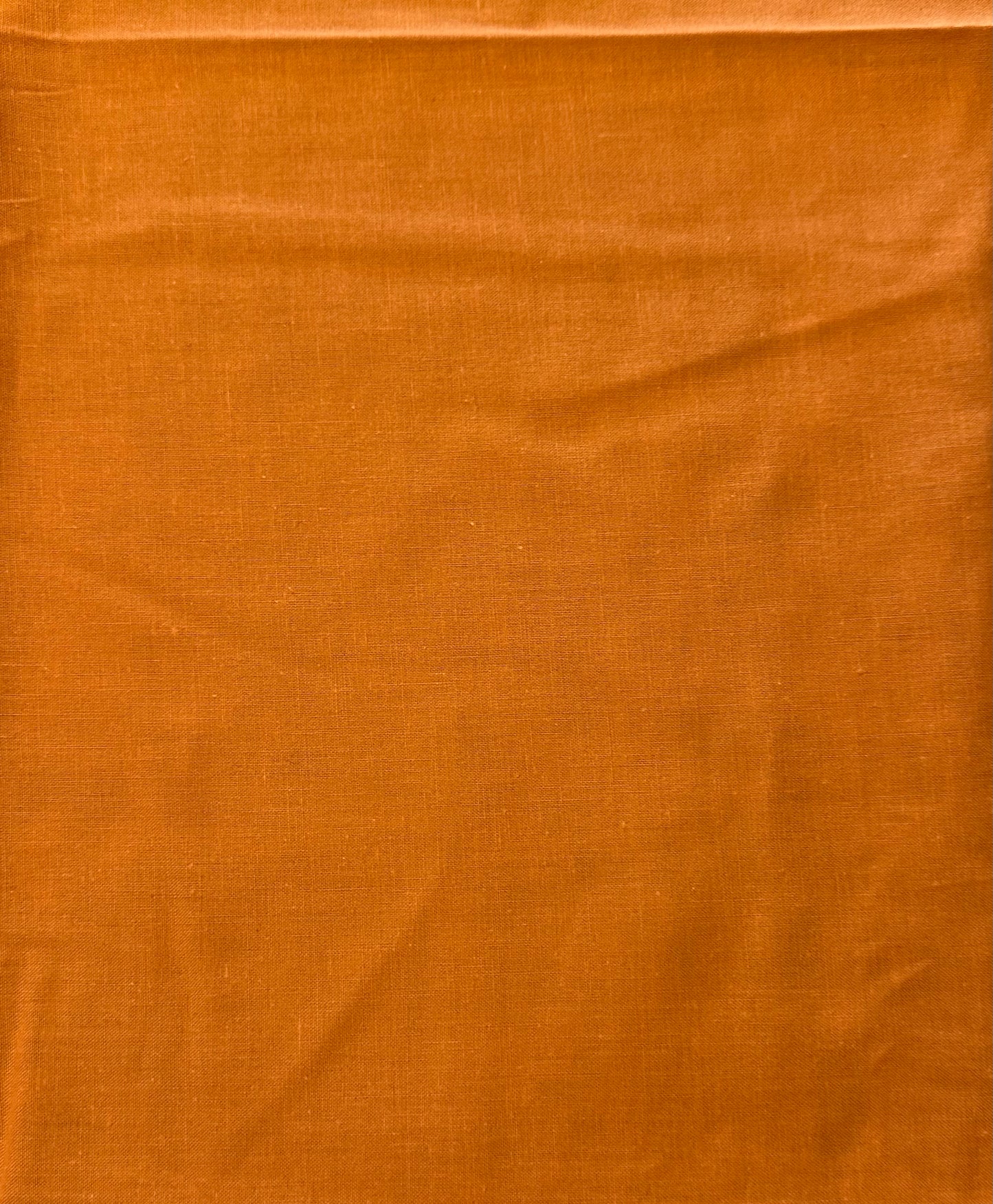 3 yards Orange Lightweight Cotton Polyester Blend