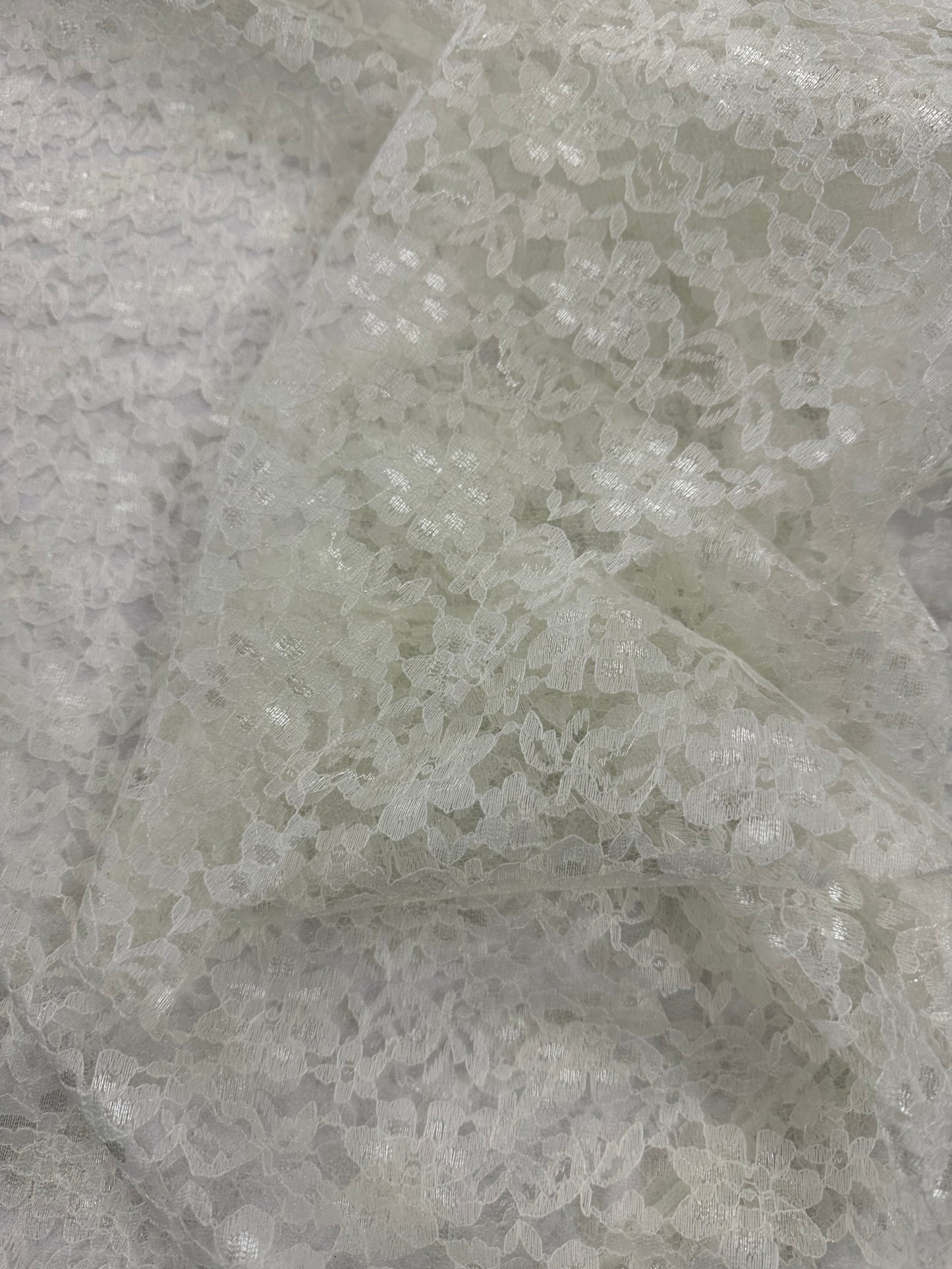 By the Yard Off White Lace