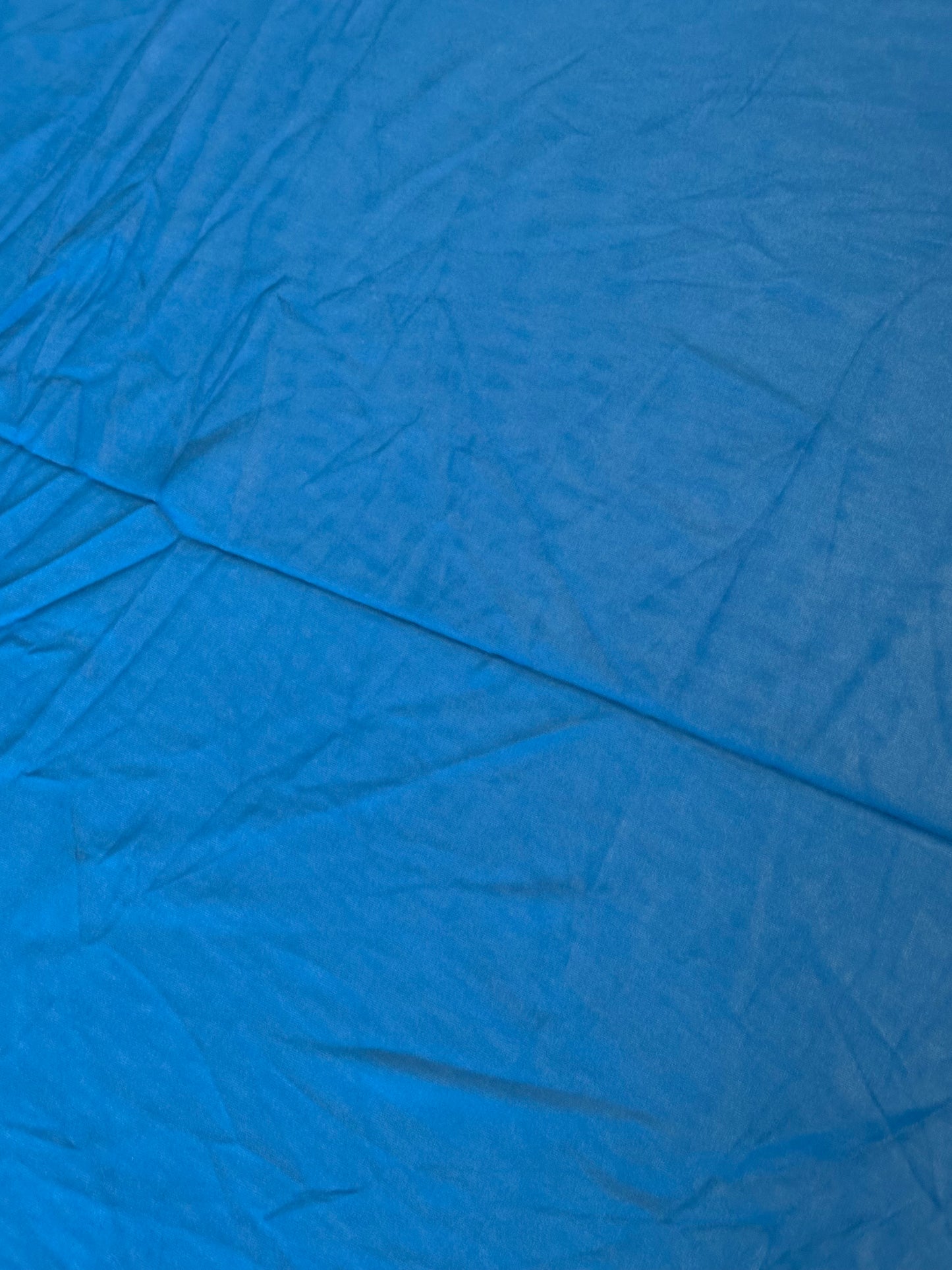 2.5 yards Blue Stretch Knit Polyester