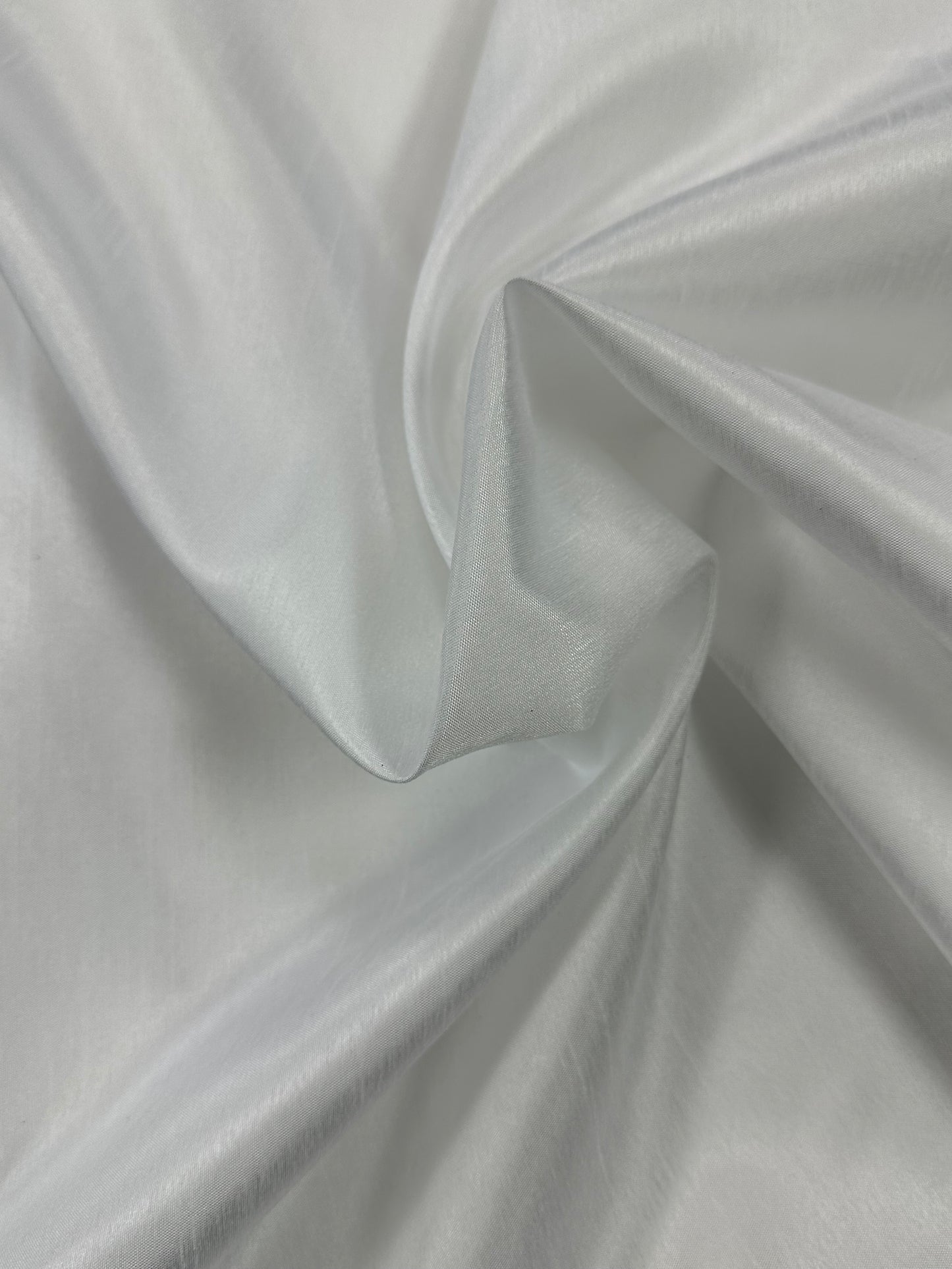 By the Yard White Taffeta