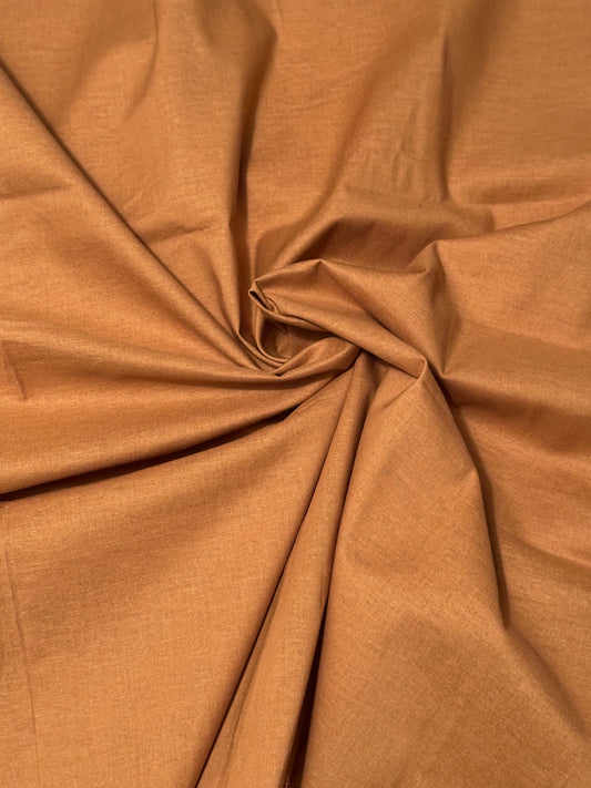 1.25 yard Copper Brown Quilting Cotton