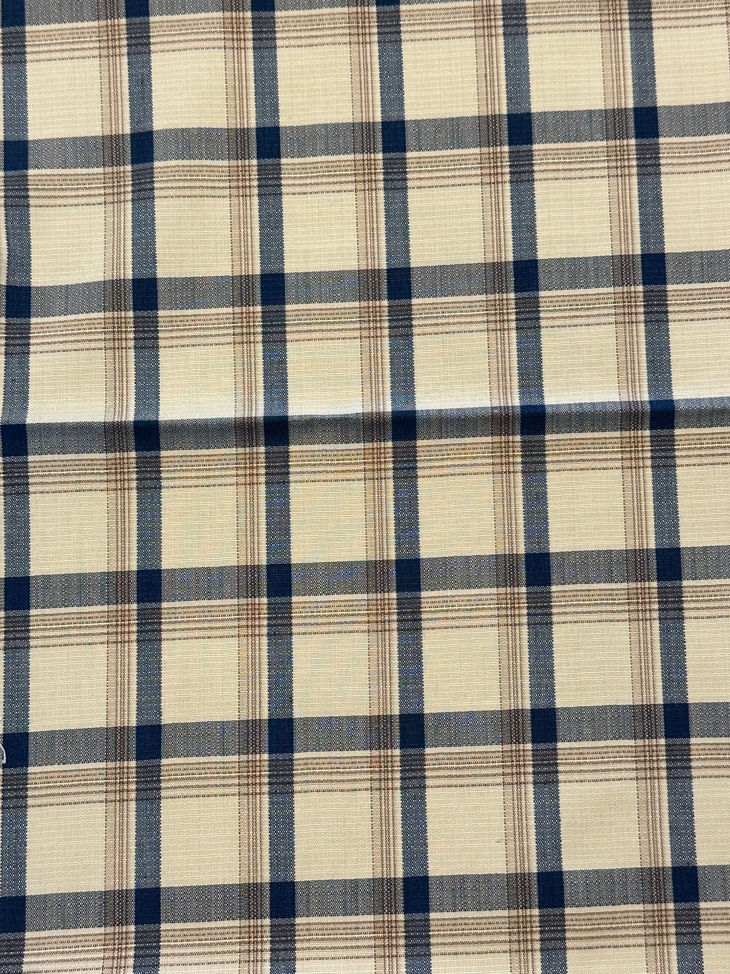 1 yard Plaid Polyester Woven