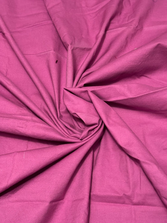 1.5 yard Solid Pink Fuchsia Quilting Cotton