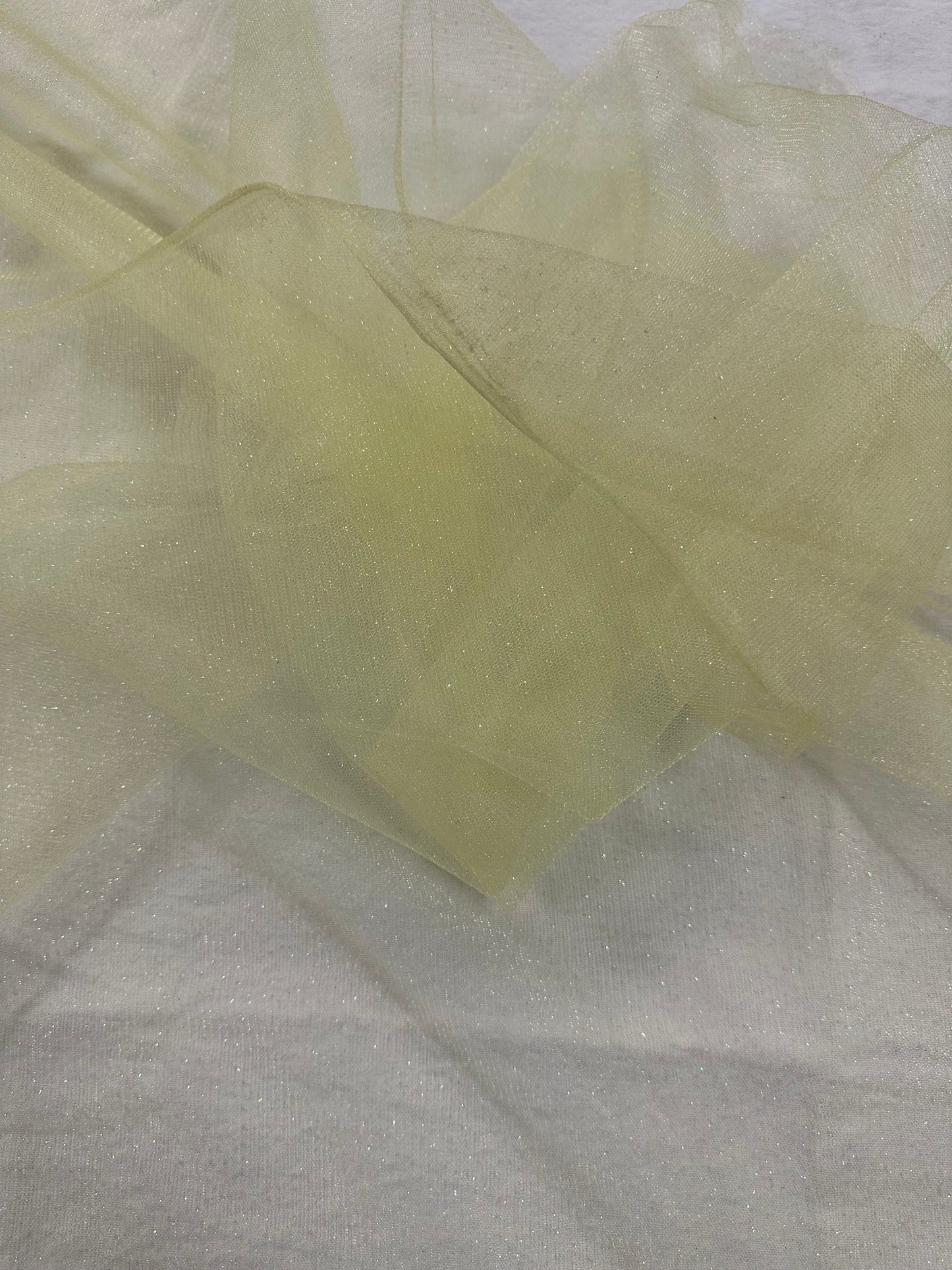 By the Yard Yellow Sparkle Tulle