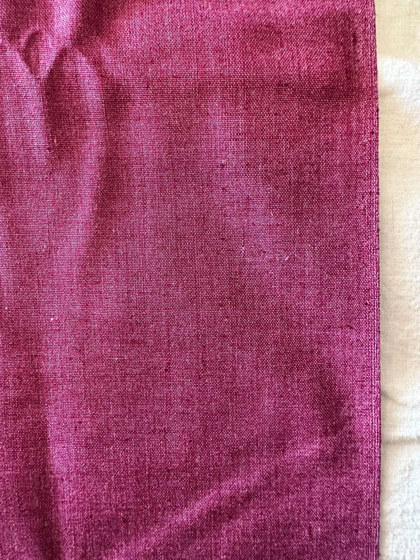 1.5 yards Maroon Cotton