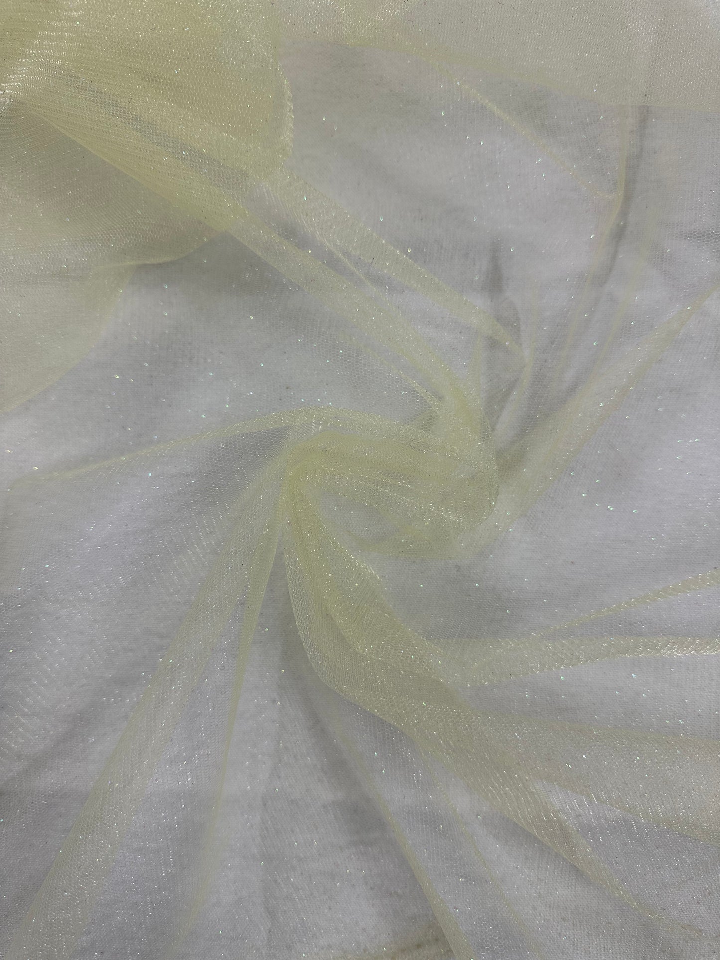 By the Yard Yellow Sparkle Tulle